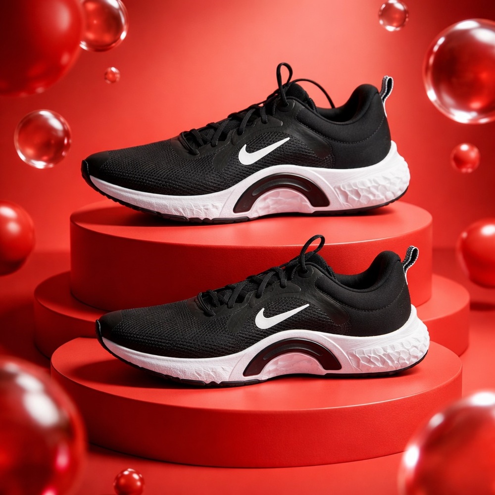 Women Nike Renew In-Season TR 11 Training Shoes Black/White DA1349-004